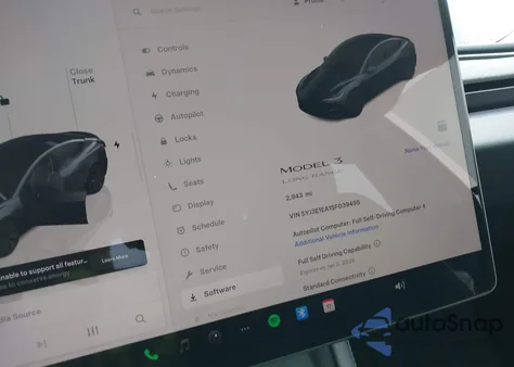 2025 Tesla Model 3 Long Range Rear-Wheel Drive/Standard Rear-Wheel Drive из США, поврежденный, VIN 5YJ3E1EA1SF039495